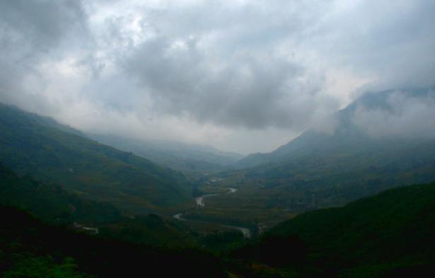 view from Sapa, Vietnam