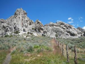 City of Rocks Idaho climbing